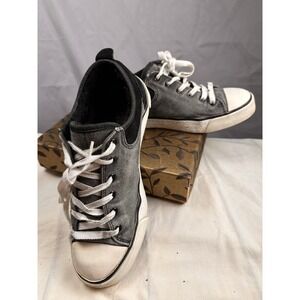 UGG Australia Women's Low Top Sneakers Charcoal Grey Lace Up Comfort Shoes 8.5